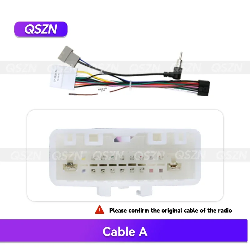 QSZN 10'' Car Radio Cable Wiring FOR RENAULT MASTER 2010-2021 Canbus Box Adapter Screen Head Unit Dashboard Fascia Panel Frame