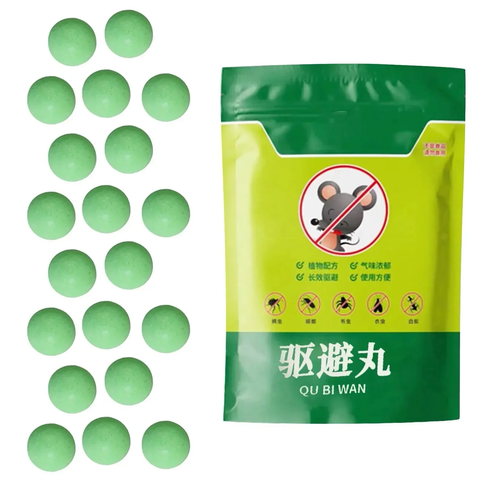 20 Peppermint Oil Mint Balls 10pcs Powerful Long Lasting Natural Rodent & Insect Repellent for Mice Spider Roach Squirrel, Home