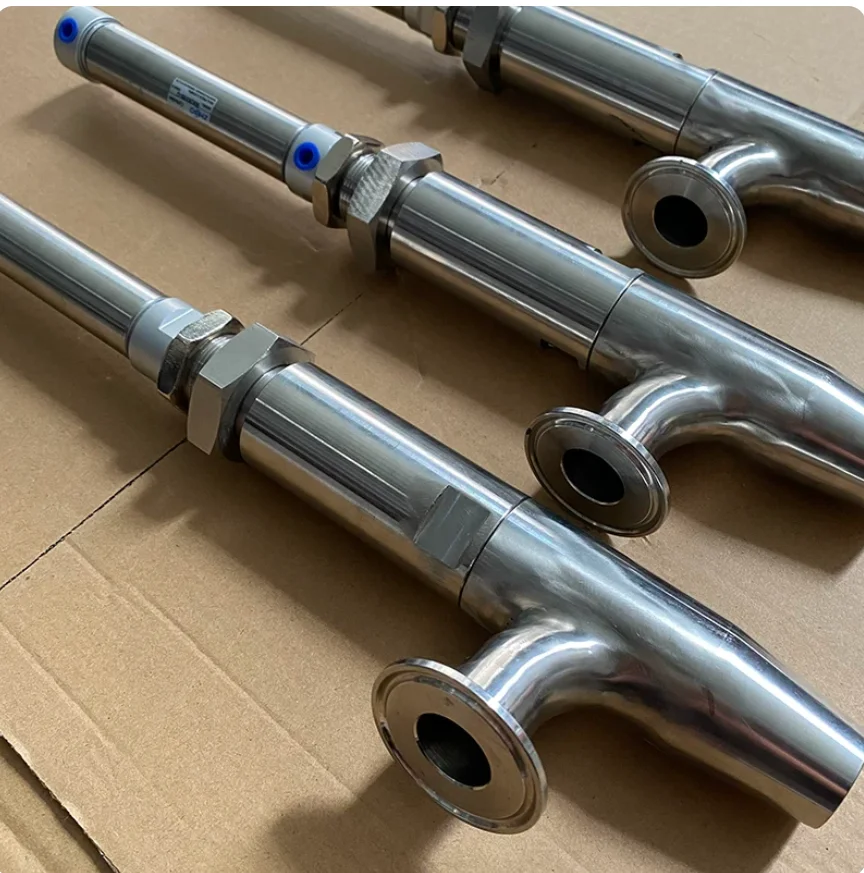 Anti-drip Filling Head Pneumatic Filling Valve Filling Machine Discharge Nozzle 304 Stainless Steel Head Accessories