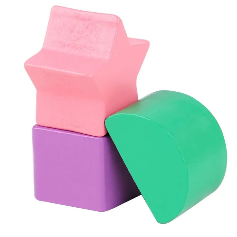 Trieur de formes Montessori en bois, boîte carrée à 13 trous, jouet de tri de formes, jouets assortis colorés pour la maternelle