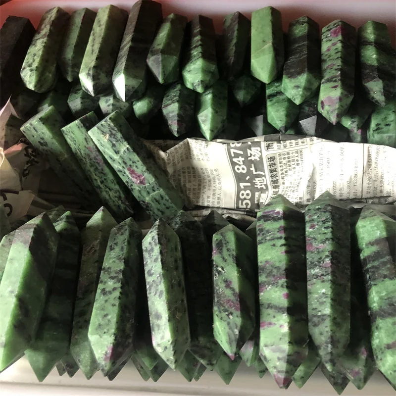 Wholesale Natural High Quality Epidote Stone Points Quartz Crystal Point For Decoration