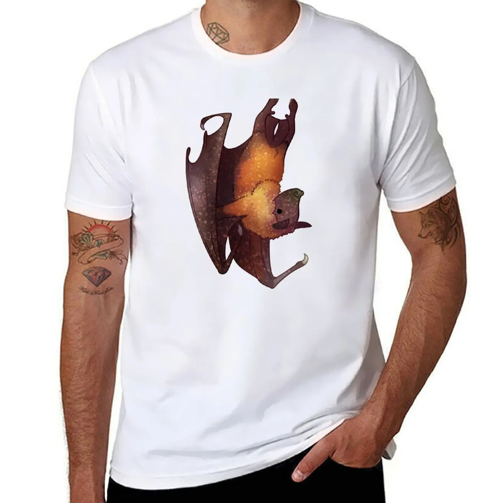 

Cozy Large Flying Fox T-Shirt man t shirt designer cotton t shirt pack T-Shirt