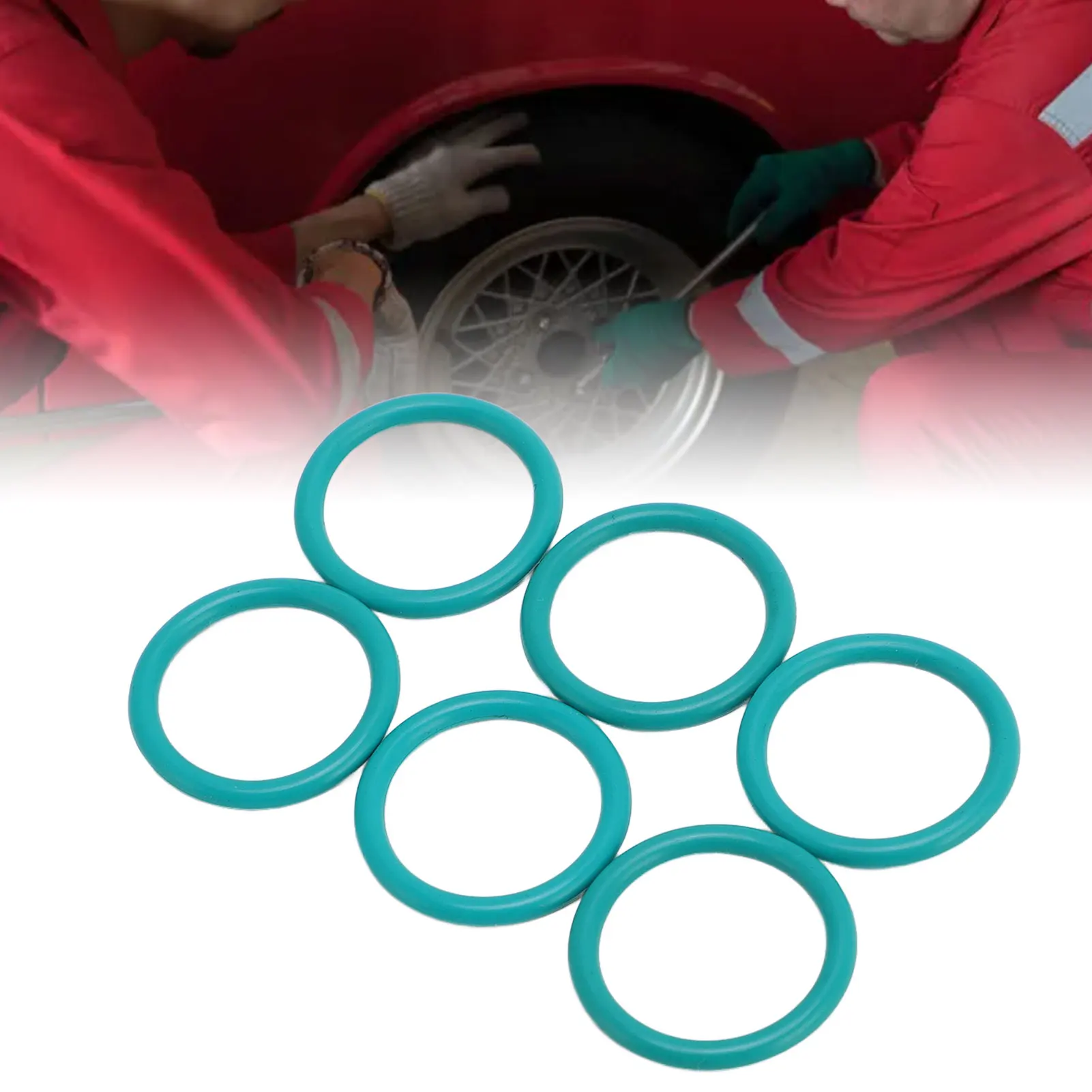 

6pc Tire Changer Foot Pedal Valve O-Ring Kit – Durable Rubber 8116333 Replacement for COATS Tire Machine