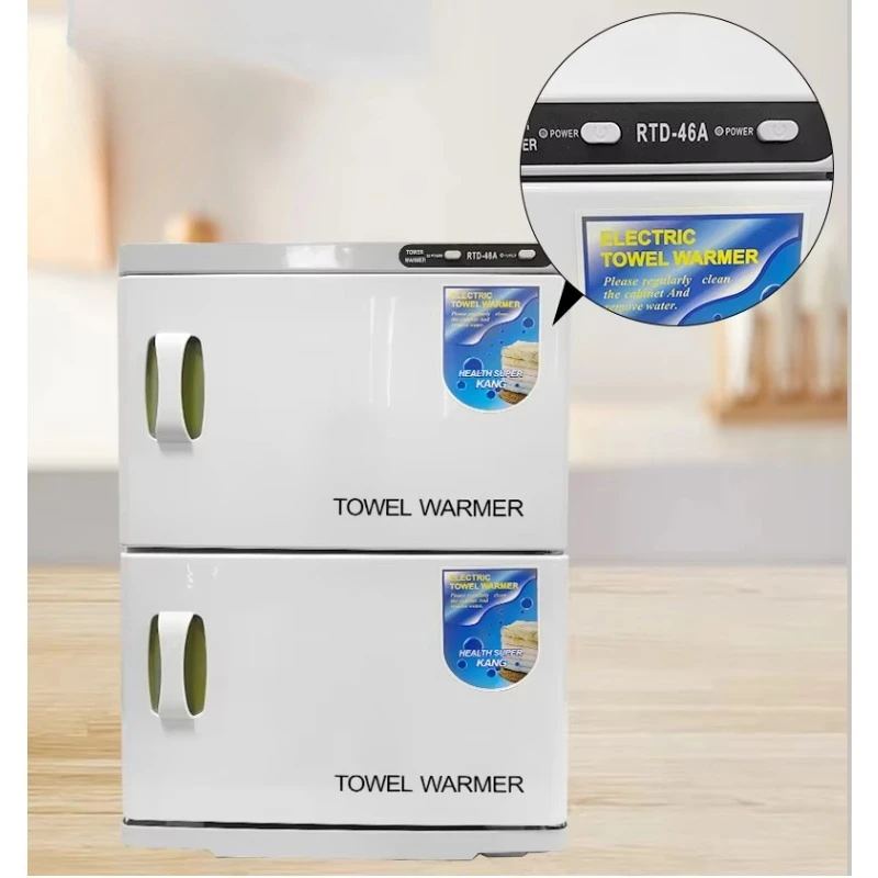 Hotel salon double large space 46L hot towel dryer heater heater commercial towel disinfection machine