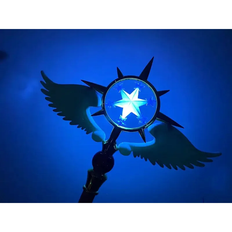 104 سنتيمتر طول كاردكابتور ساكورا بطاقة واضحة كينوموتو ساكورا تأثيري ستار حلم عصا عصا سحرية حفلة الهالوين تأثيري الدعائم جديد