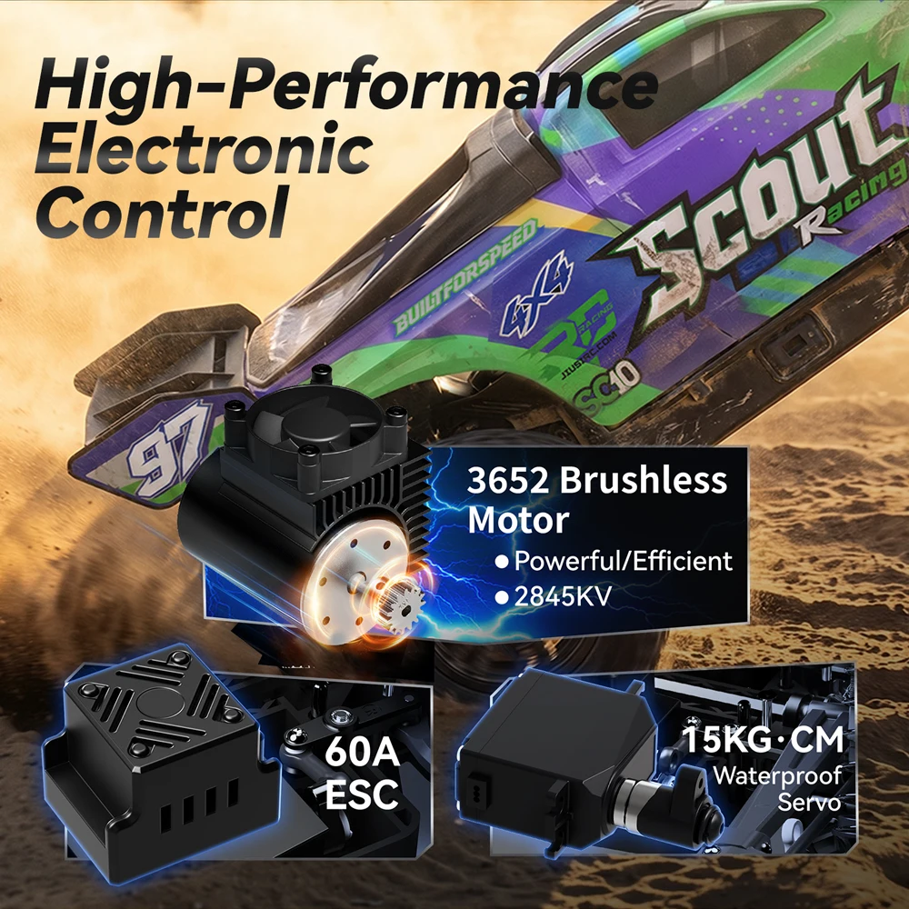 NUOVO JIUSI SC10 Scout 1/10 4W - Rc Hobby Off Road recensione e prezzo