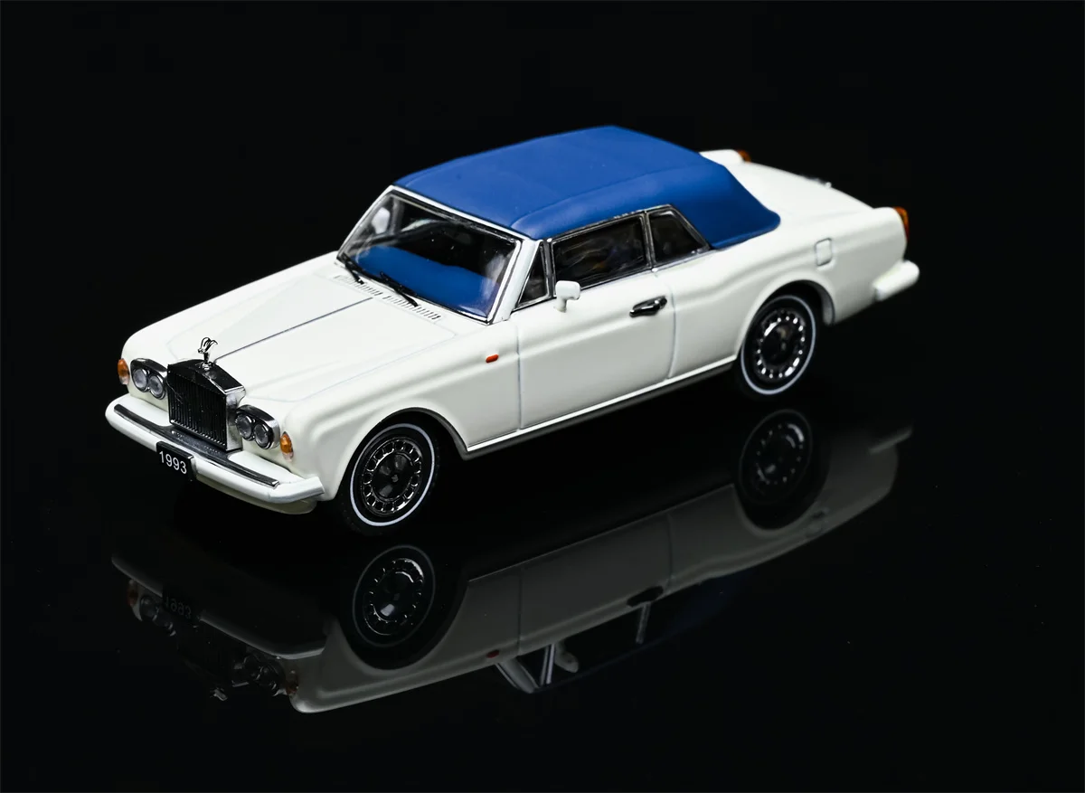 GFCC RR 1/64 Corniche IV1993 Soft Top Convertible Vintage cars High Performance Car Diecast Toy Station Vehicle with Display Box