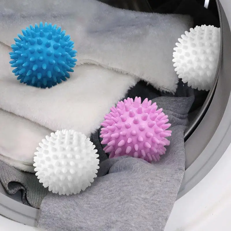 10Pcs Reusable Silicone Laundry Balls With Spiky Design Convenient Anti Tangling For Home Washing Machine Use