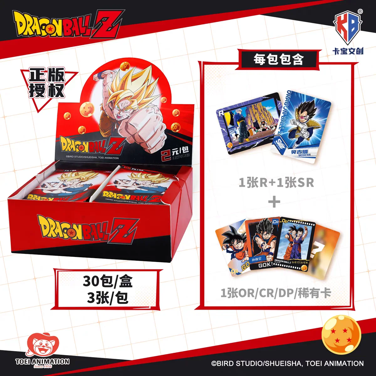 KABAO Authentic Dragon Ball Exclusive Collection Card Goku Vegeta Gotenks ChiChi Sayajins Children's Toy Birthday Gift