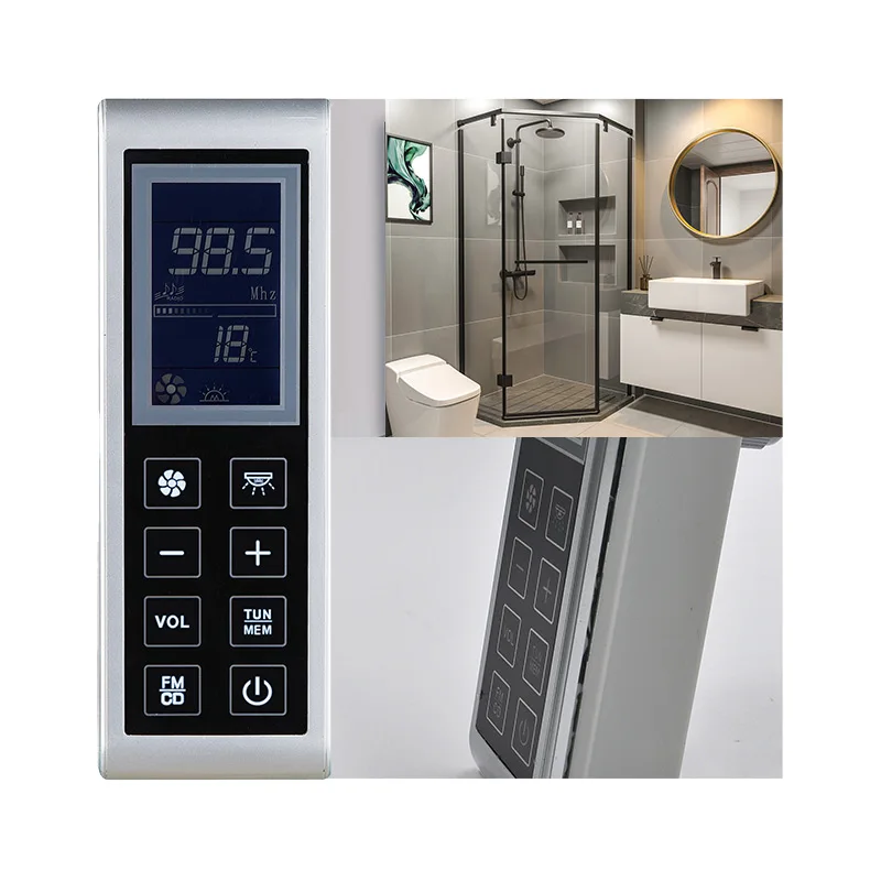 KL-701 Volume Adjustment Light Speaker CE ETL Certification Thermostat Temperature Controller Shower Room Controller 5 Pieces