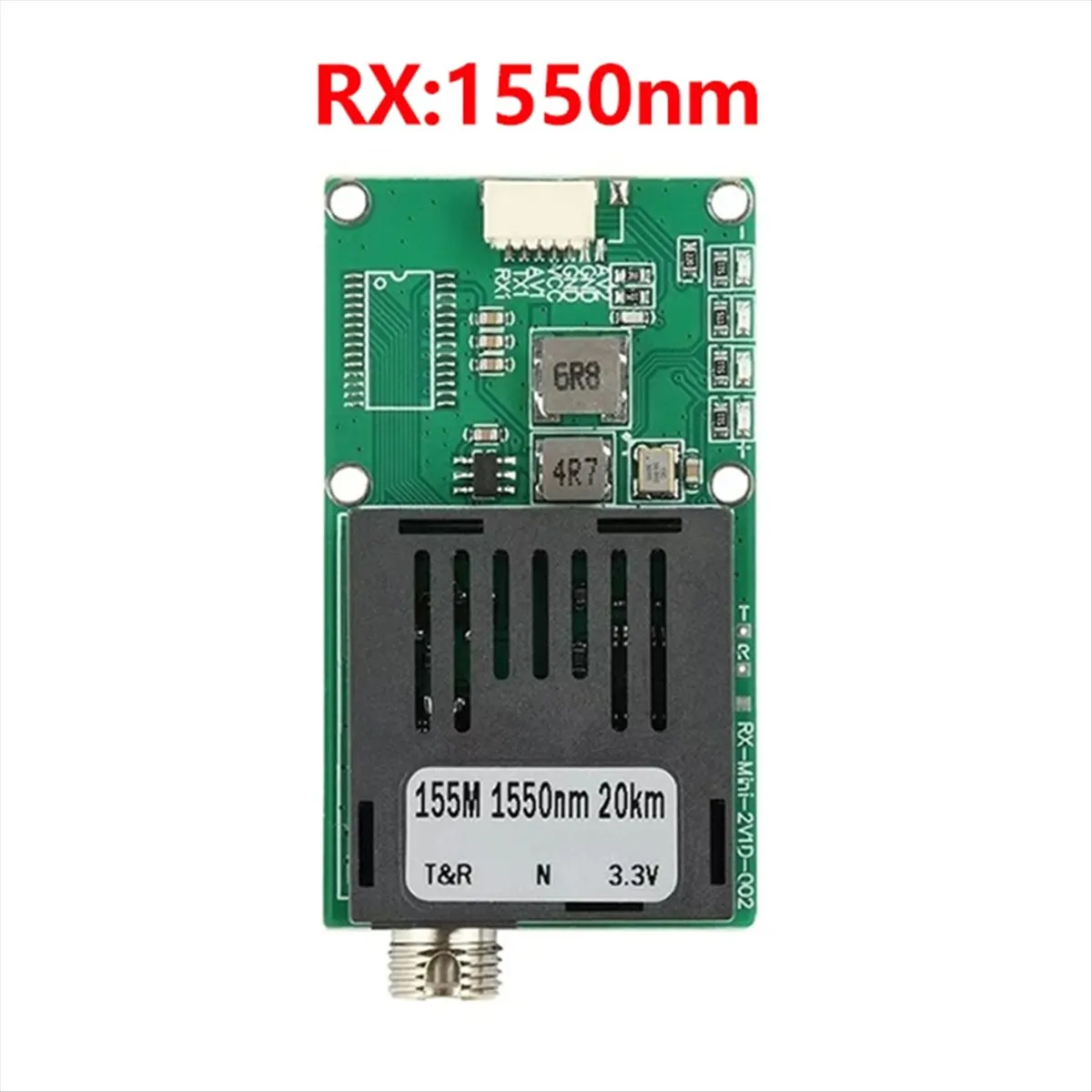 

Оптический преобразователь (A15I) SingleMode Single Fiber FC/UPC Rx 1550нм, 1 канал видео+UART, TTL и SBUS для оптического контроллера, 0-20км