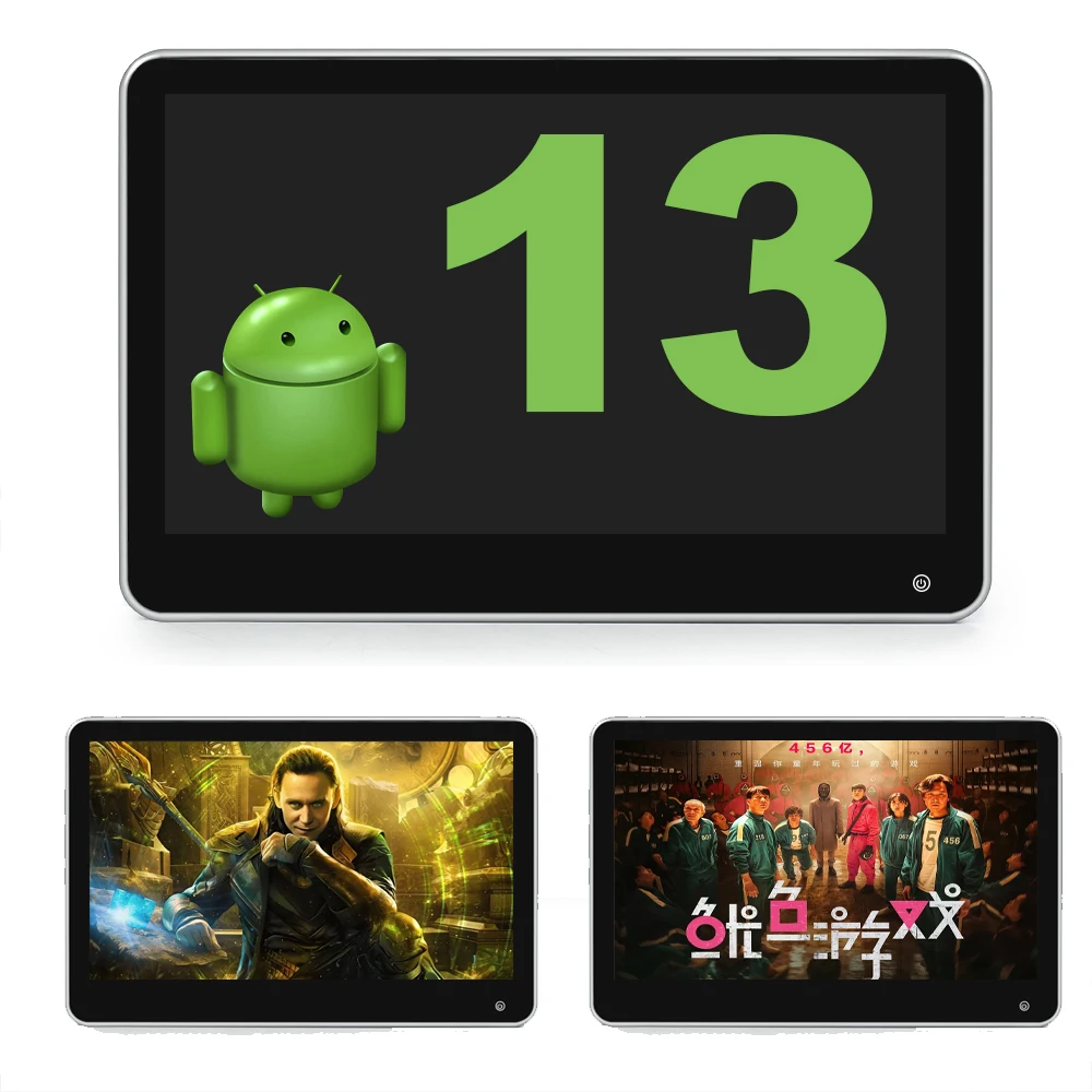 TEENRAM Support HDMI Input and Output 11.6 Inch 2+32G  Auto Touch Screen  Android 13 Car Monitor Headrest Support 4K Player - Image 4