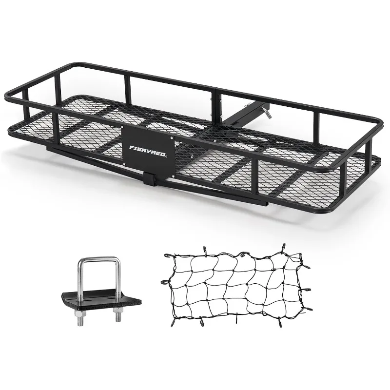 Folding Hitch Mount Cargo Carrier 60