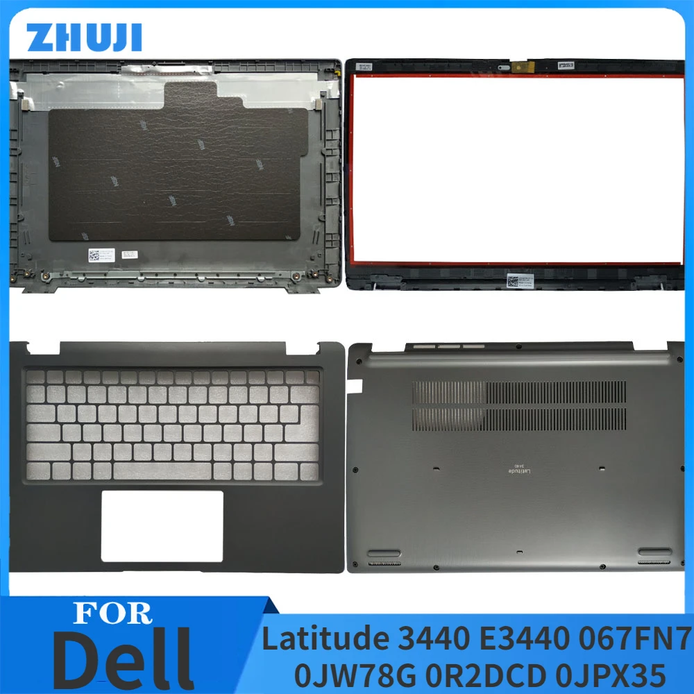 New Case For Dell Latitude 3440 E3440 067FN7 0JW78G 0R2DCD 0JPX35 LCD Back Cover/Front Bezel/Palmrest Upper/Bottom Base