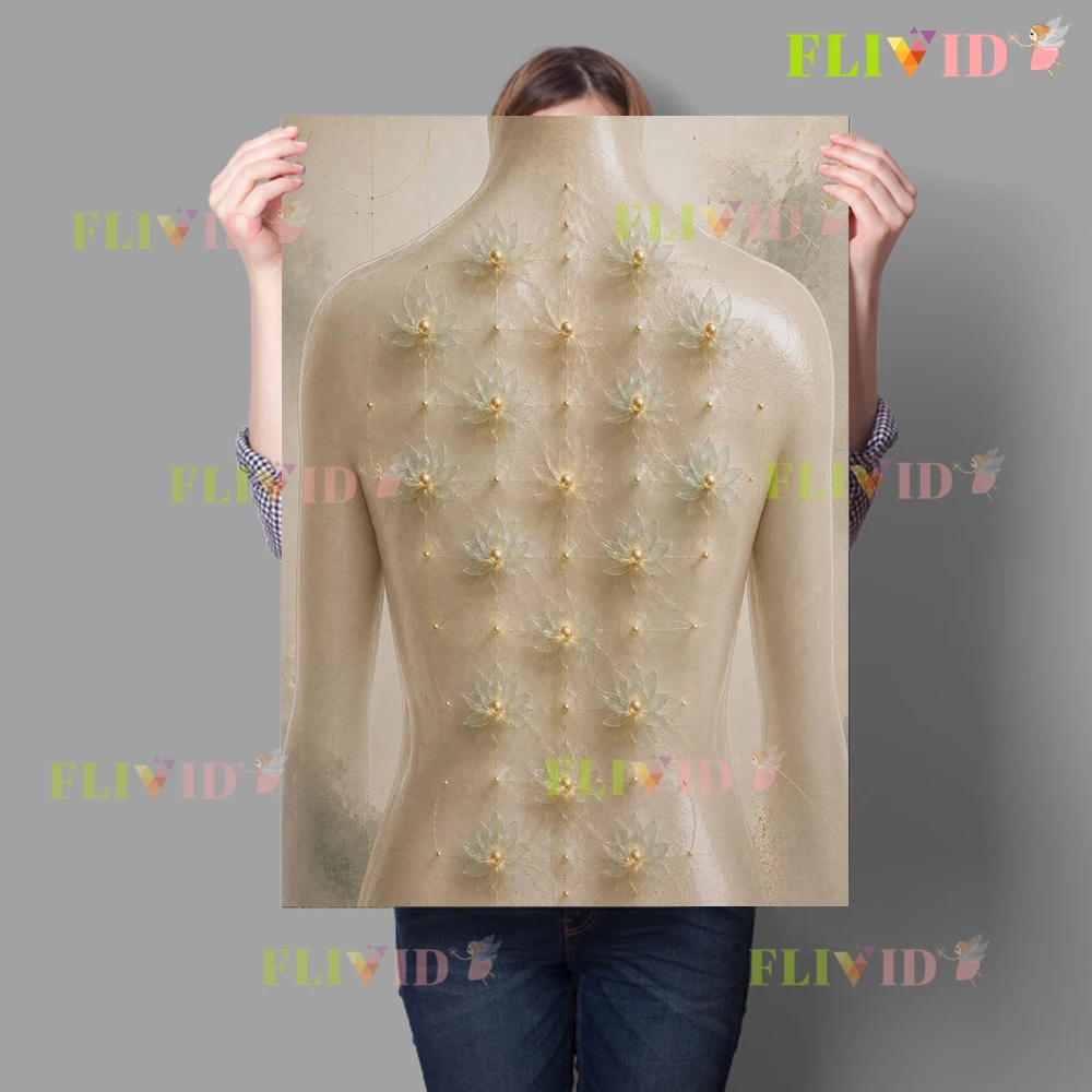 Luxury Cosmetology Clinic Wall Canvas, Textured Beige Beauty Treatment Art Print, Neutral Beige Textured Poster For Home Decor