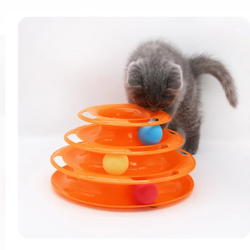 Cat Rotary Table Self Hi Tower Toy Three Or Four Layer Multi Style Selection Puzzle Track Pets Training Supplies Accessories image 5