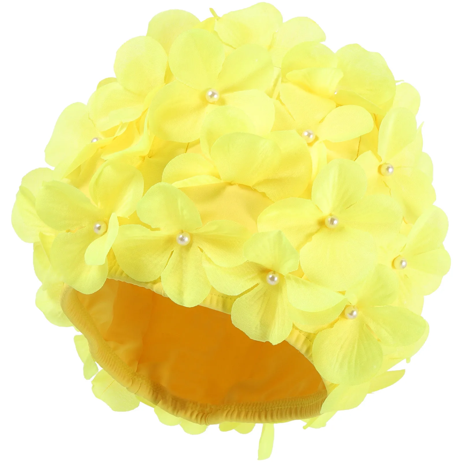 

Floral Swim Cap Women Girls Polyester Stretchy Wear Resistant Protection Swimming Hat Long Short Hair Swimmers Bathing Spa