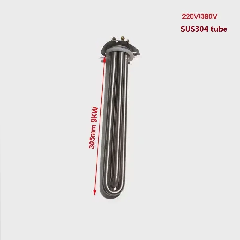 

Электрический водонагреватель DERNORD для посудомоечной машины/бассейна/бака для воды 220 В/380 В треугольный фланец 63 мм нагревательный элемент 9 кВт SUS304