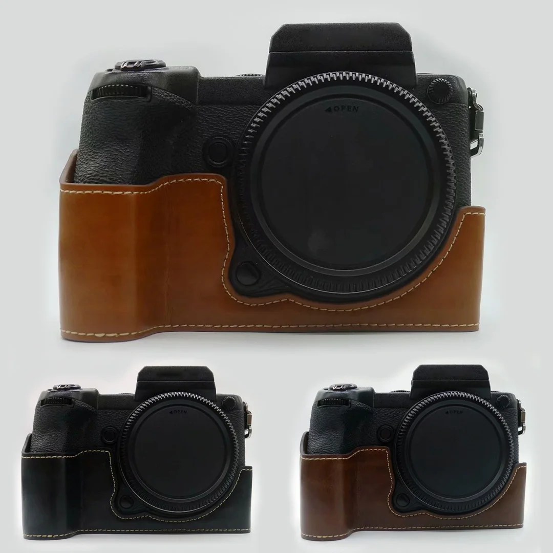 Кожаный получехол для камеры Fuji GFX 50S gfx50s, защитная ручка FUJIFILM