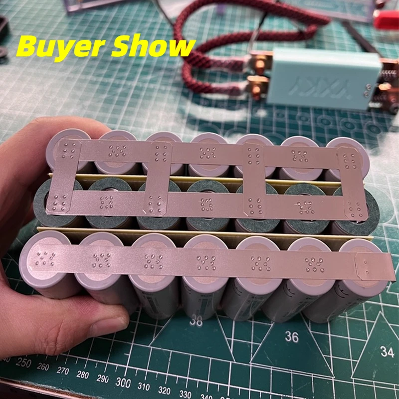 1Roll Nickel Plated Steel Strip Belt Spot Welding Machine Battery Welder for 18650 Li-ion Battery Nickel Sheet Plate Connector gallery 5