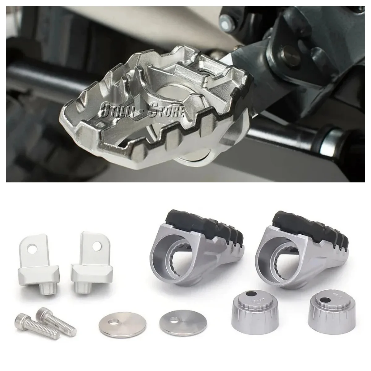 For Yamaha Tracer9 Tracer 9 GT 9GT 2020-2024 Foot Peg Pedal Kit Aluminum Footrest Extender Footpegs Motorcycle Accessories