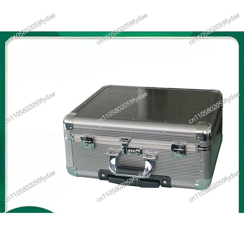 Toolbox Vehicle Instrument Large Multifunctional 16-inch Storage Box Aluminum Alloy Suitcase 03601