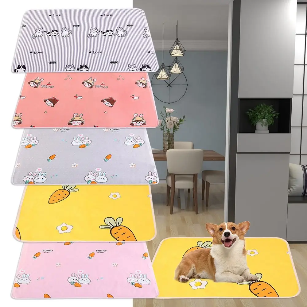 

Washable Pee Pad for Dog Dog Diaper Pee Mat for Floor Sofa Kennel Dog Bed Mat Cover Reusable Highly Absorbent Puppy Training Pad