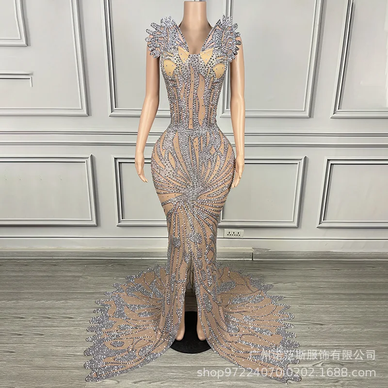 Automne nouvelle Perspective Premium Sexy soirée fête d'anniversaire lumière robe De luxe Cocktail robe De soirée robes De Festa