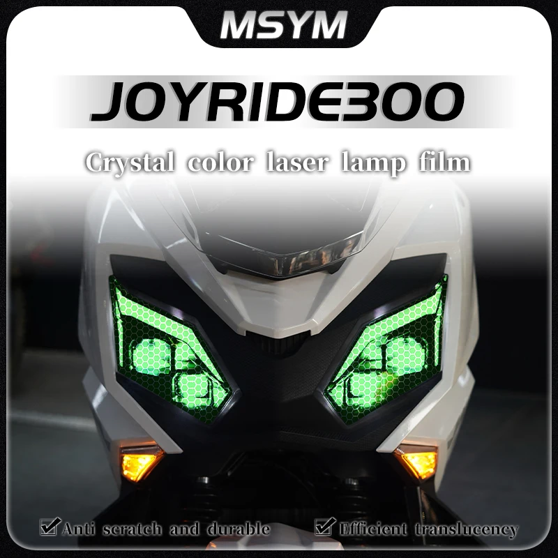 

For SYM JOYRIDE300 Joyride300 Joyride 300 2025 Headlight and taillight film honeycomb laser sticker protective film accessories