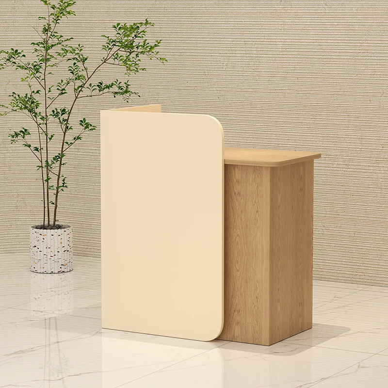 

Contemporary Counter Height Reception Desk Retro Shop Reception Desk Writing Advertising Bancone Per Negozio Office Furniture