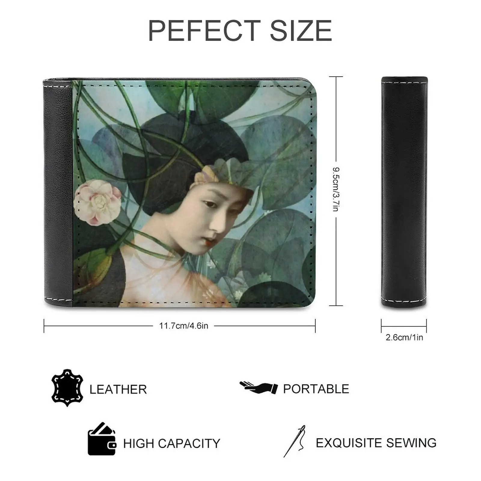 Eddie Beloved Eddie Munson Leather Wallet Short Slim Male Purses Money Credit Card Holders Men Wallet Eddie Munson Eddie Munson