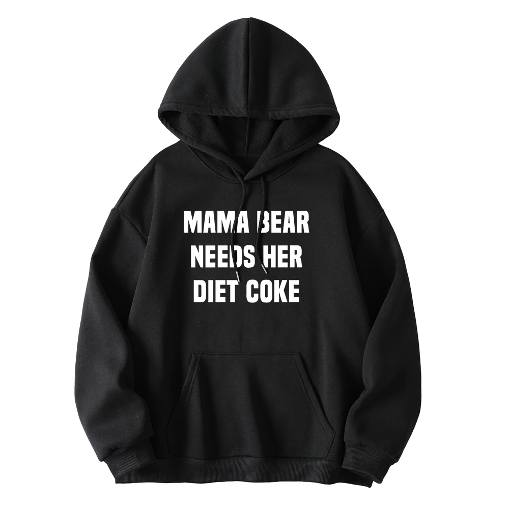 

Jake Webber Merch Mama Bear Vintage 90s Hoodie Hip-hop Sweatshirt Spring and Autumn Y2K hoodies