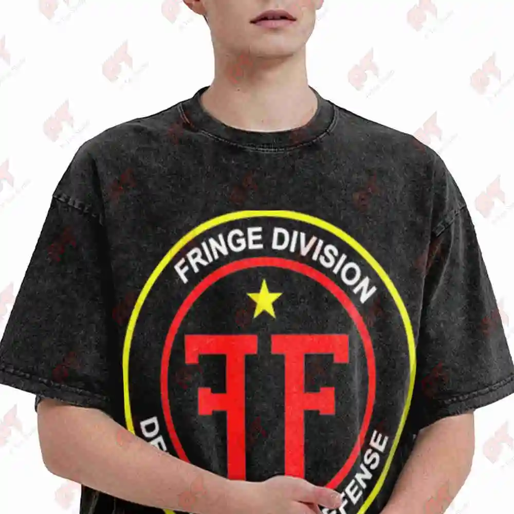The Fringe Division Department Of Defense Vintage Washed Tee Pure Cotton T-Shirt