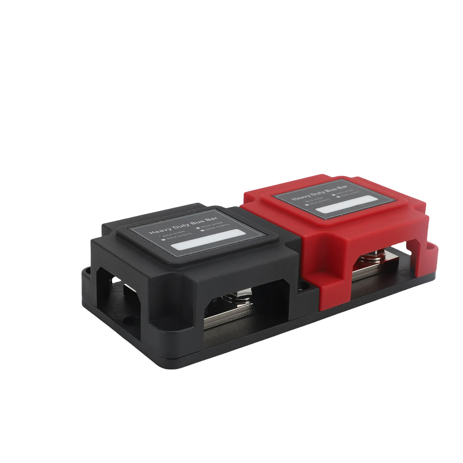 AOA1533DC48V 400A Marine Heavy Duty Power Distribution Block Module Design Bus Bar Box M8 5/16in Studs Met Deksel voor Auto RV Boot