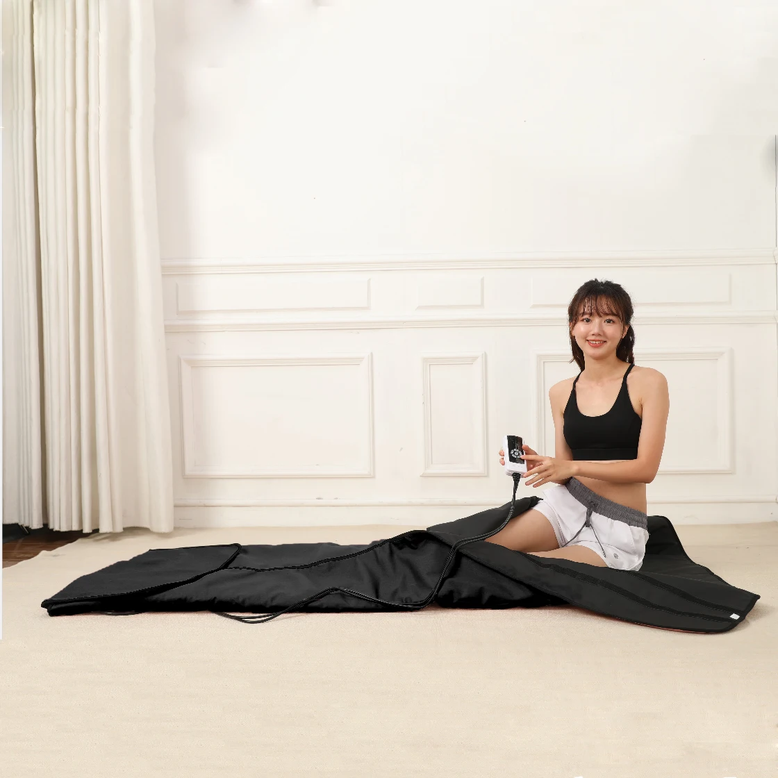 Manta de sauna con 1 zona de c - Sauna Blanket Infrared reseña y precio