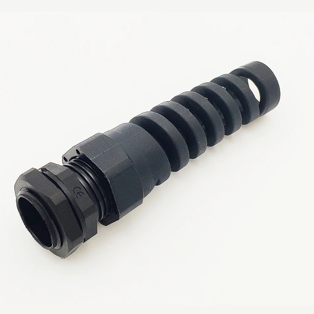 Cable glands PG7 M12 waterproof cable connectors IP68 Nylon cable glands thread gland rubber wiring conduit plastic cable sleeve