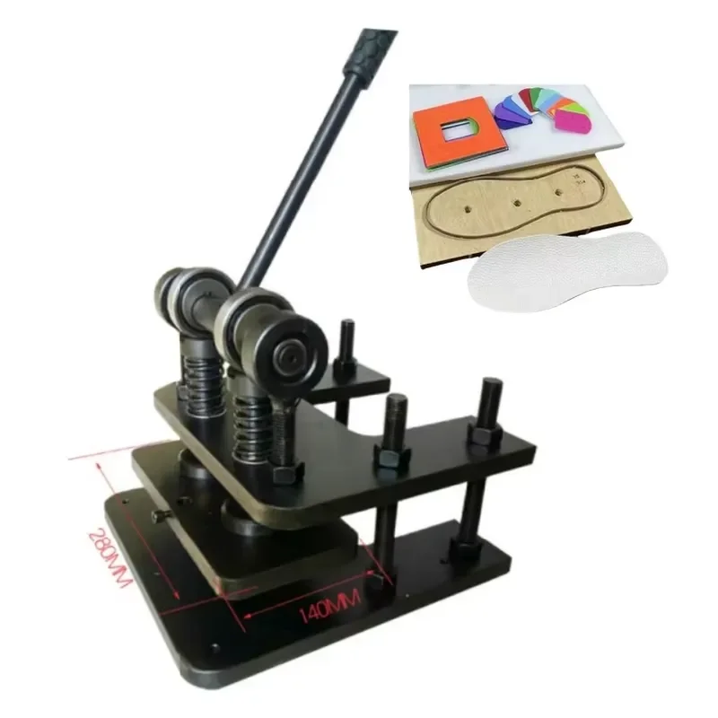 Manual Flat Press Die Cutting Machine Hand Non Hydraulic Multi Sheet Paper Fabric Leather Die Cutting Press Production