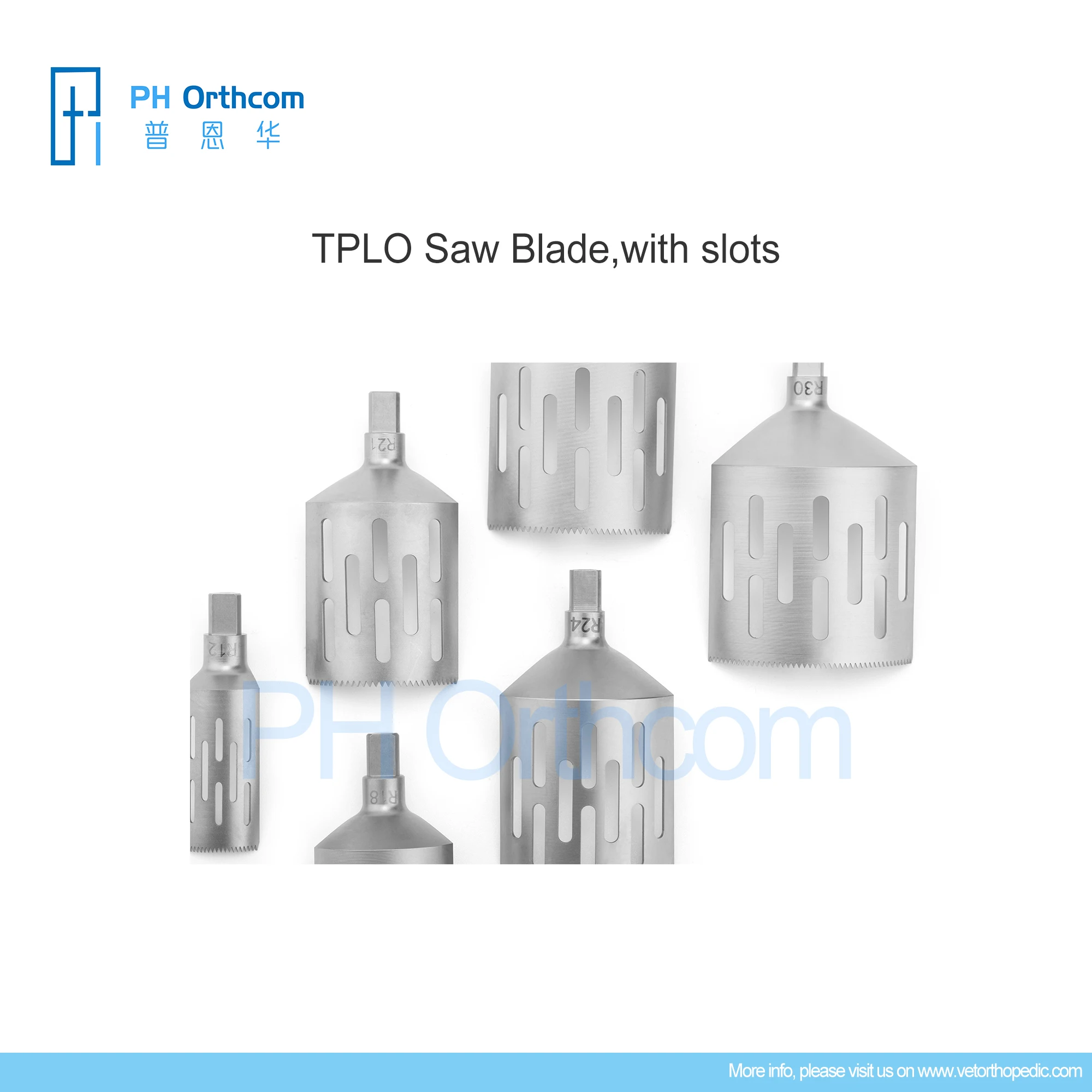 TPLO Saw Blade, with slots for Veterinary Orthopedic Use Vet Instruments Multi Functional Electric Power Drill and Saw Set