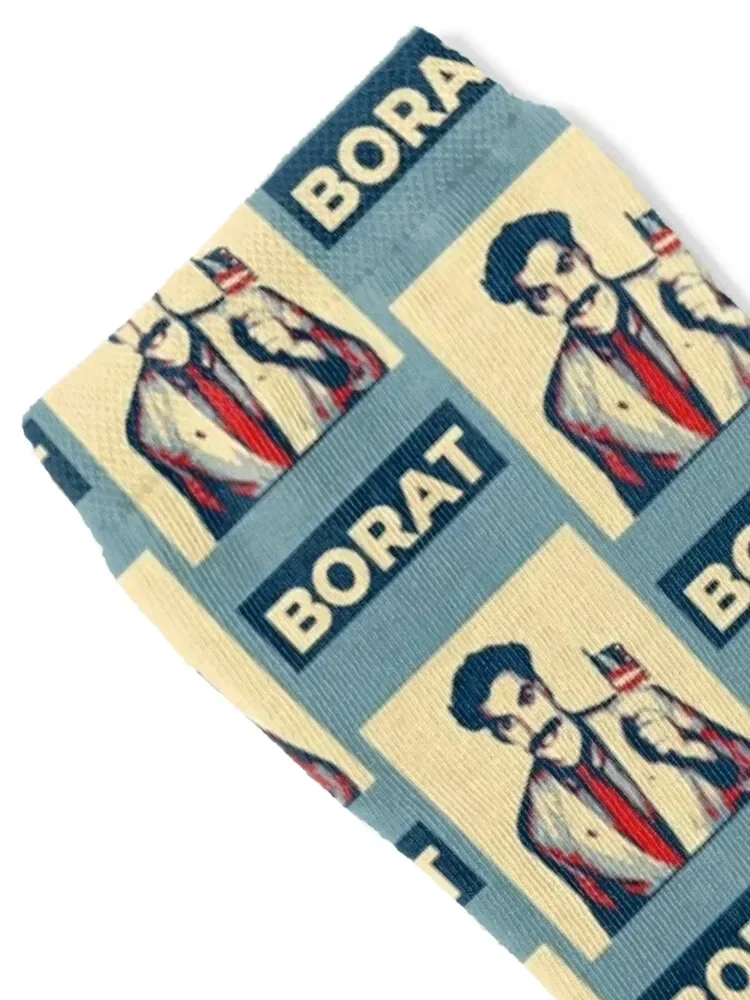 Borat for President Socks funny gift valentine gift ideas Hiking boots Men Socks Luxury Brand Women's