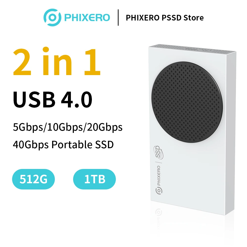 

PHIXERO External Solid State Drive Portable SSD Xbox 1TB 512GB 256GB PSSD Hard Disk 1T 256G 512G HD Disc USB 3.2 for PC Laptop