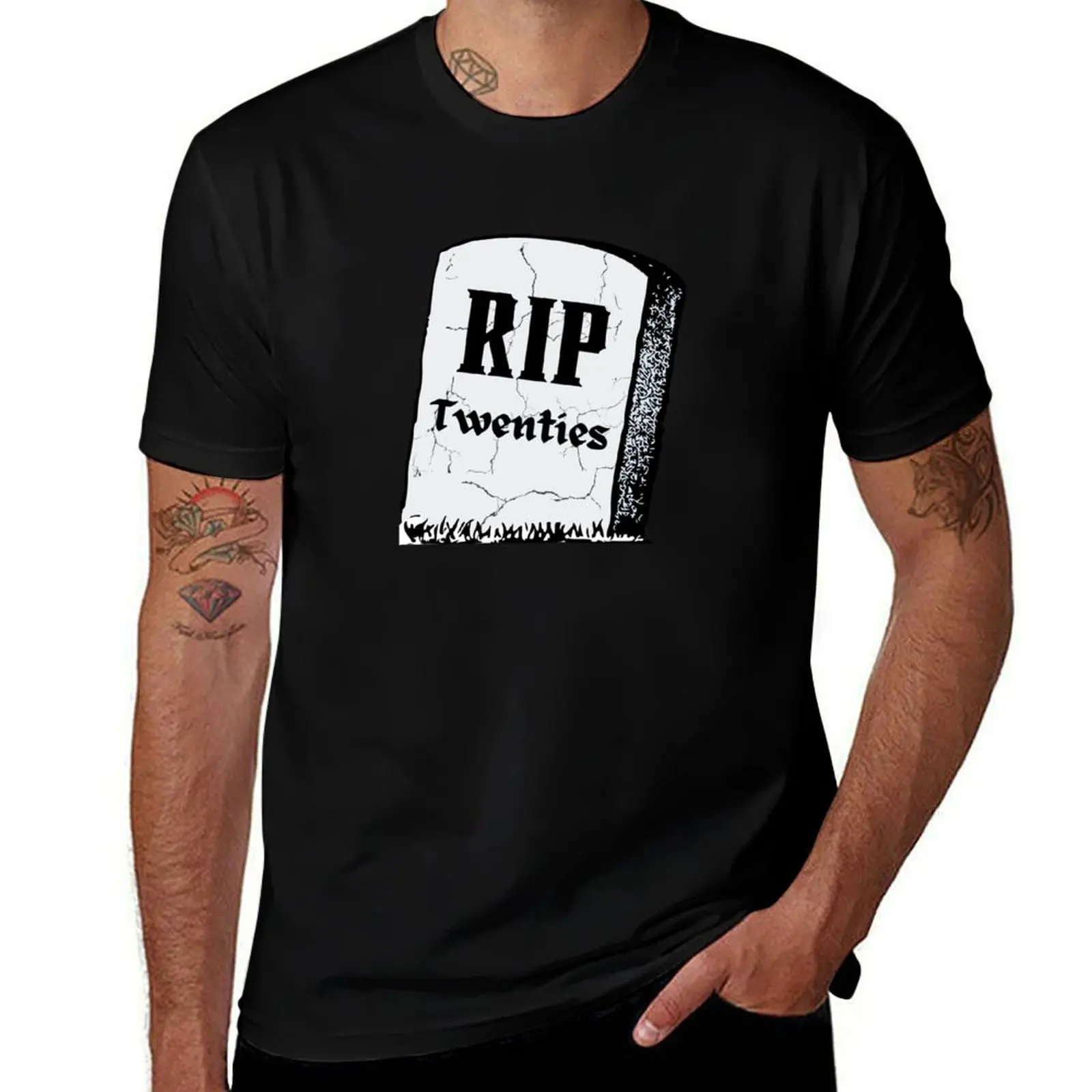 RIP twenties | RIP 20s | Death to my twenties | Birthday gift for turning 30 T-Shirt luxury designer customs men t shirts