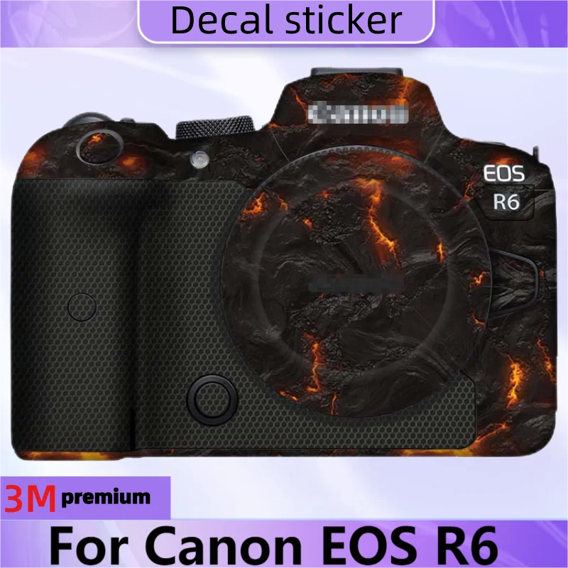 For Canon EOS R6 Camera Sticker Protective Skin Decal Vinyl Wrap Film Anti-Scratch Protector Coat EOSR6