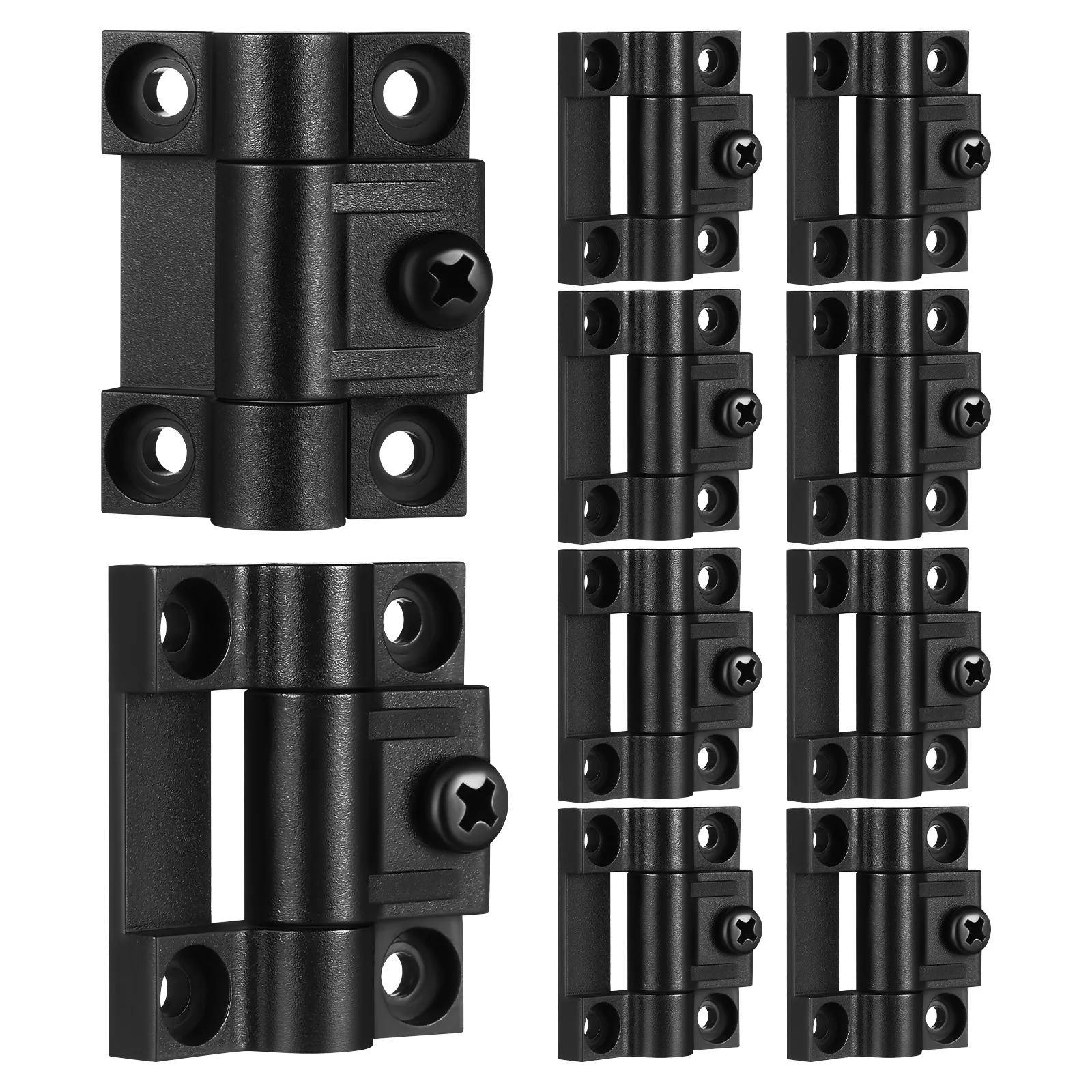 

10Pcs Adjustable Damping Torque Hinges Silent Control Hinges for Small Boxes Cabinet Doors Jewelry Wooden Crafts Hardware