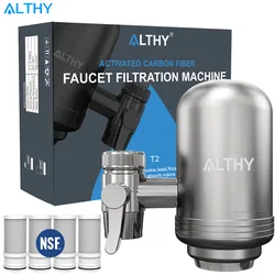 ALTHY-Système de filtre à eau du robinet en acier inoxydable, NSF Ignore Beveres Lead, Combo ine & Bad Brindisi Kitchen