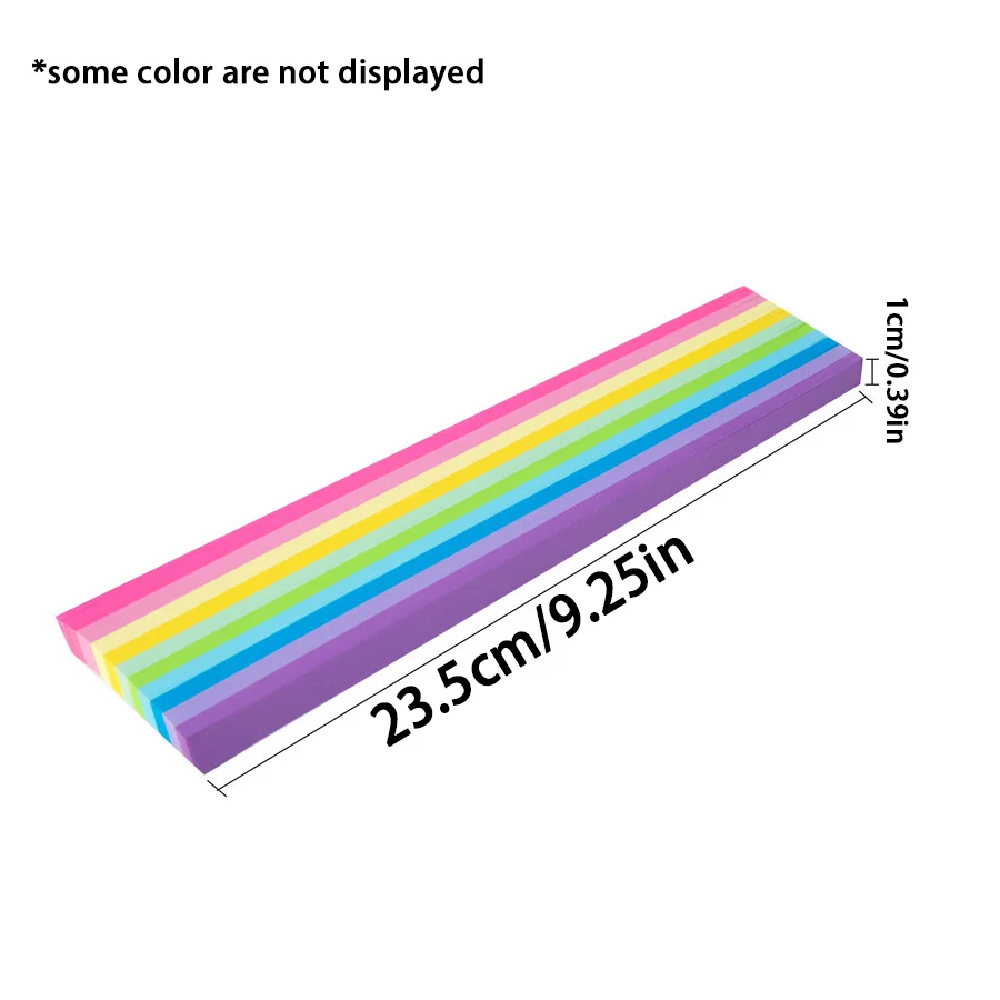 Yellow Gradient Star Origami Paper Strips, Easy Fold 3D Lucky Star Paper, DIY Craft Materials for Festival Decor, Souvenir XJM