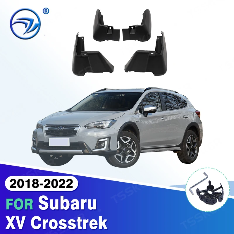 For Subaru XV Crosstrek 2018 - 2022 2019 2020 2021 Car Mudflaps Mud Flaps Splash Guards Mudguards Flap Fender Accessories