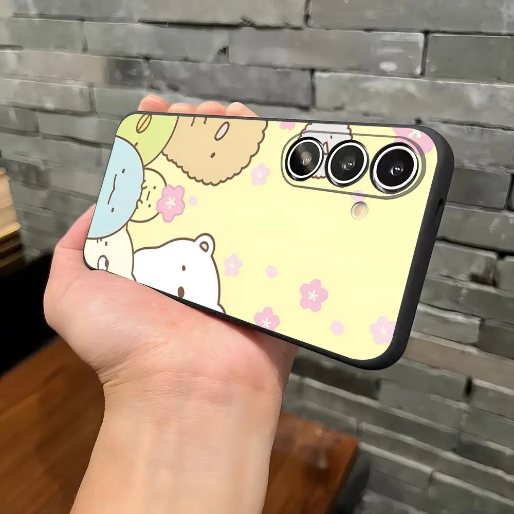 Sumikko Gurashi Cartoon Phone Case For Samsung S26 S25 Plus S20 S20 Plus S22 Ultra S23 FE S21 Plus S21 Ultra Soft Cover