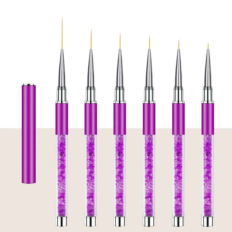 

Nail Art Liner Brushes,Liner Brush For Nails Gel,Thin Liner Nail Brush Set,Nail Art Striping Brushes,Painting Art Design Pen