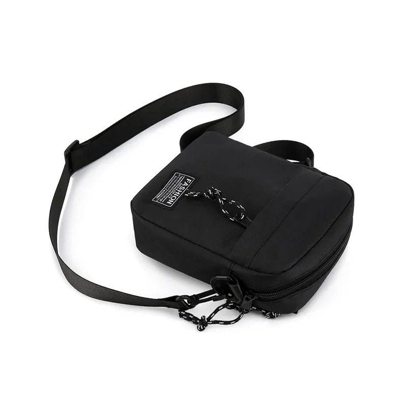 Simple Casual Mini Crossbody Bag 2024 Lightweight Multifunctional Sports Satchel Vertical Men's Crossbody Bag