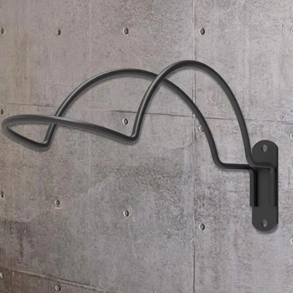 

Metal Hanger Wall Helmet Storage Rack Space Saving Durable Helmet Display Stand Strong Load-bearing Multi-functional